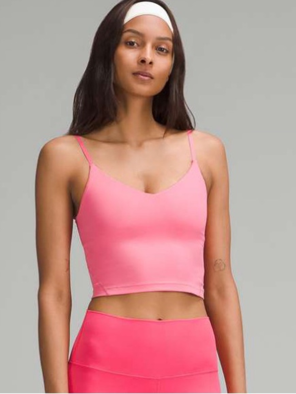 Lululemon Energy Bra Long Line - Pink Bliss